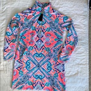 Lilly Pultizer 🌸 fitted mini dress w front zipper